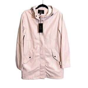 Rino & Pelle Jamily Baby Pink Raincoat Size 36 NWT